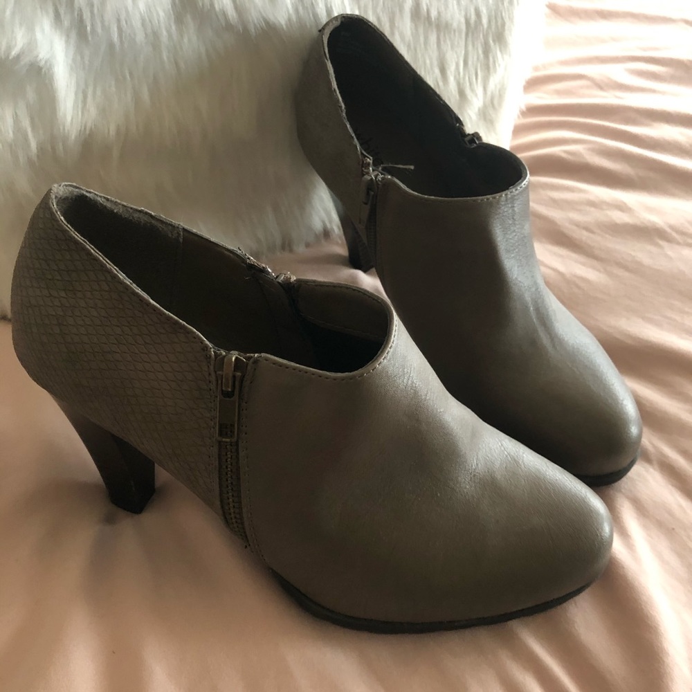 Healed Taupe Booties